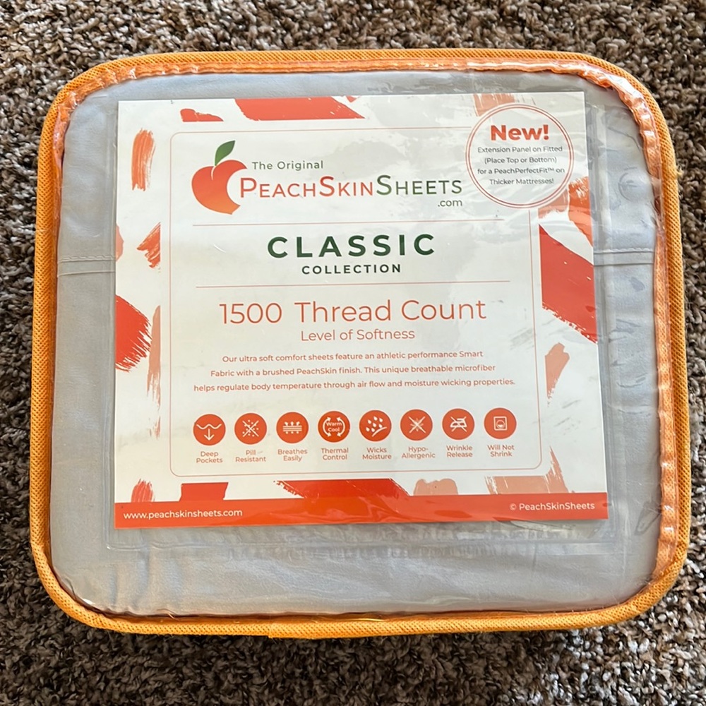New King size The Original PeachSkinSheets
